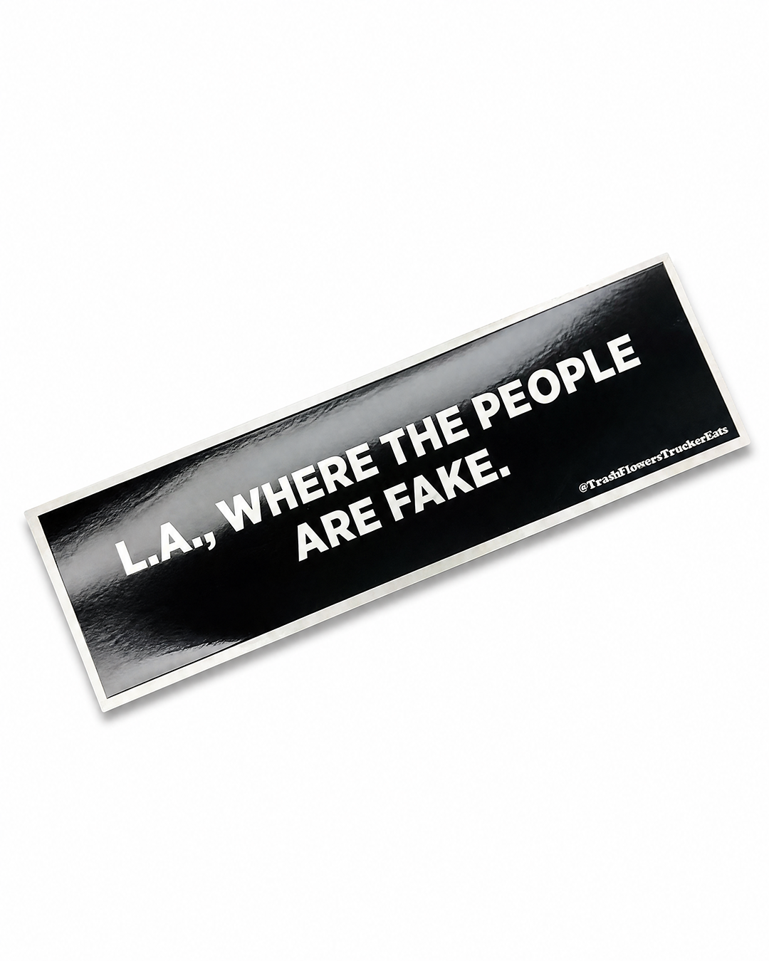 LA Where The People Are Fake Bumper Sticker