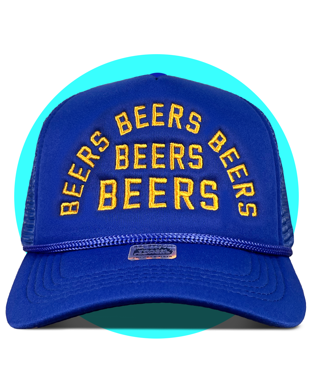 Beers Beers Beers Embroidered Trucker Hat