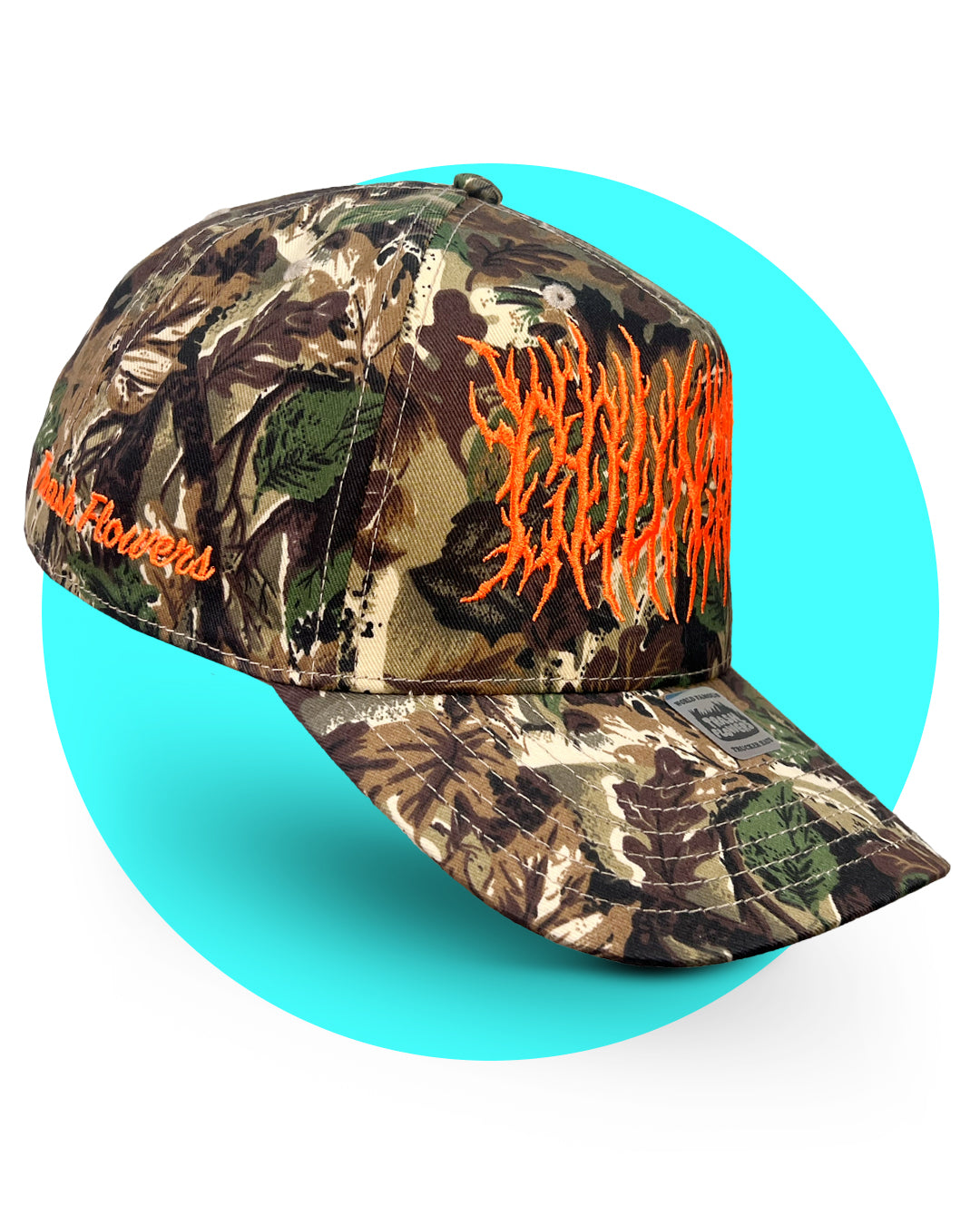Country Metal Camo Snapback Embroidered Trucker Hat