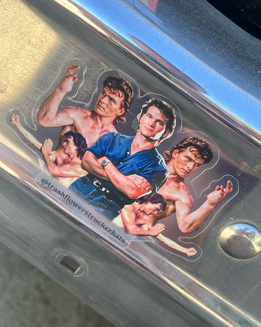 Crazy For Swayze Sticker