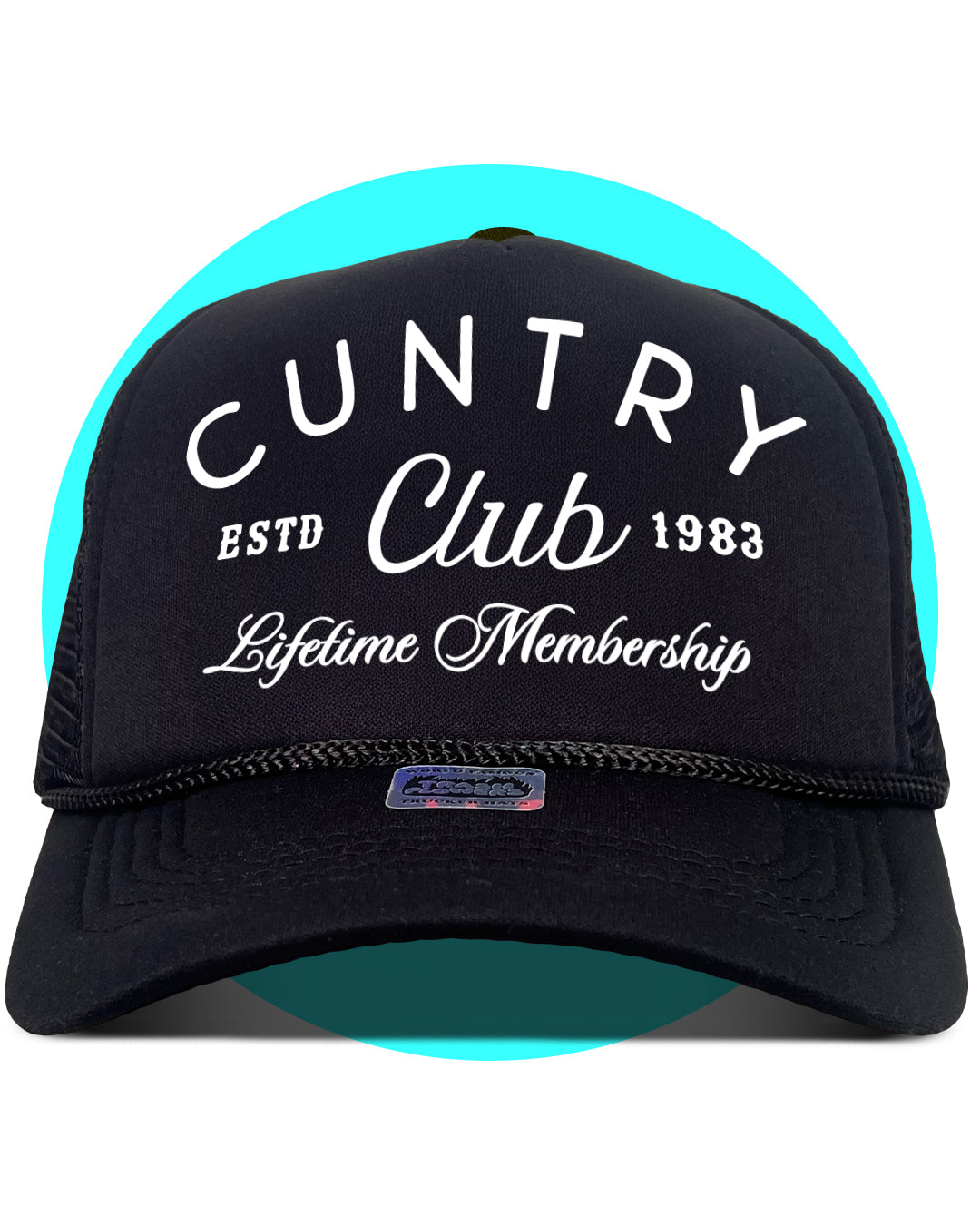Cuntry Club Lifetime Membership Trucker Hat