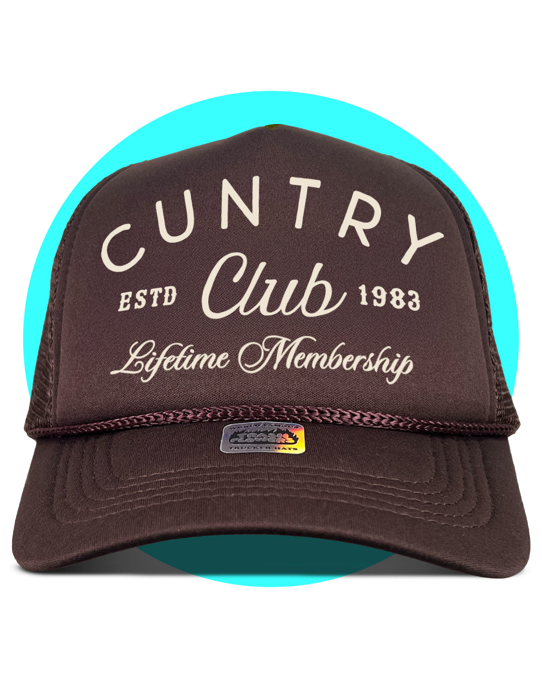 Cuntry Club Lifetime Membership Trucker Hat