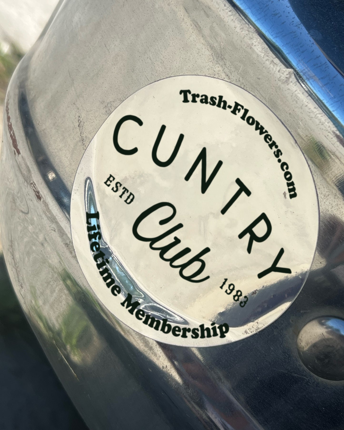 Cuntry Club Lifetime Membership Sticker