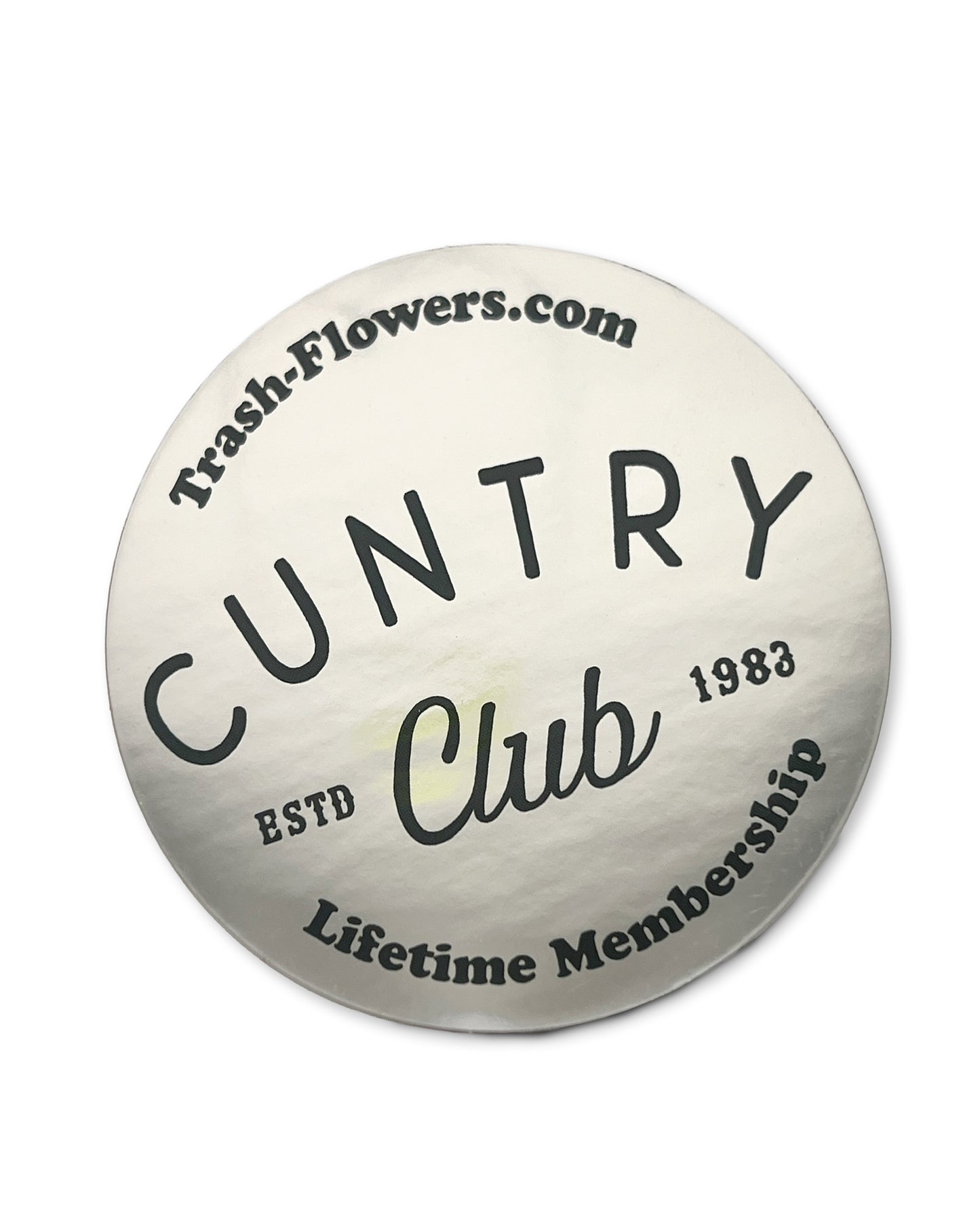 Cuntry Club Lifetime Membership Sticker