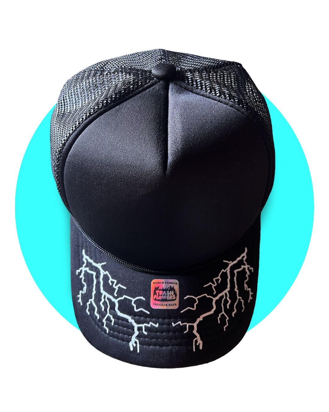 Deadbeat Decal Trucker Hat Bill Print