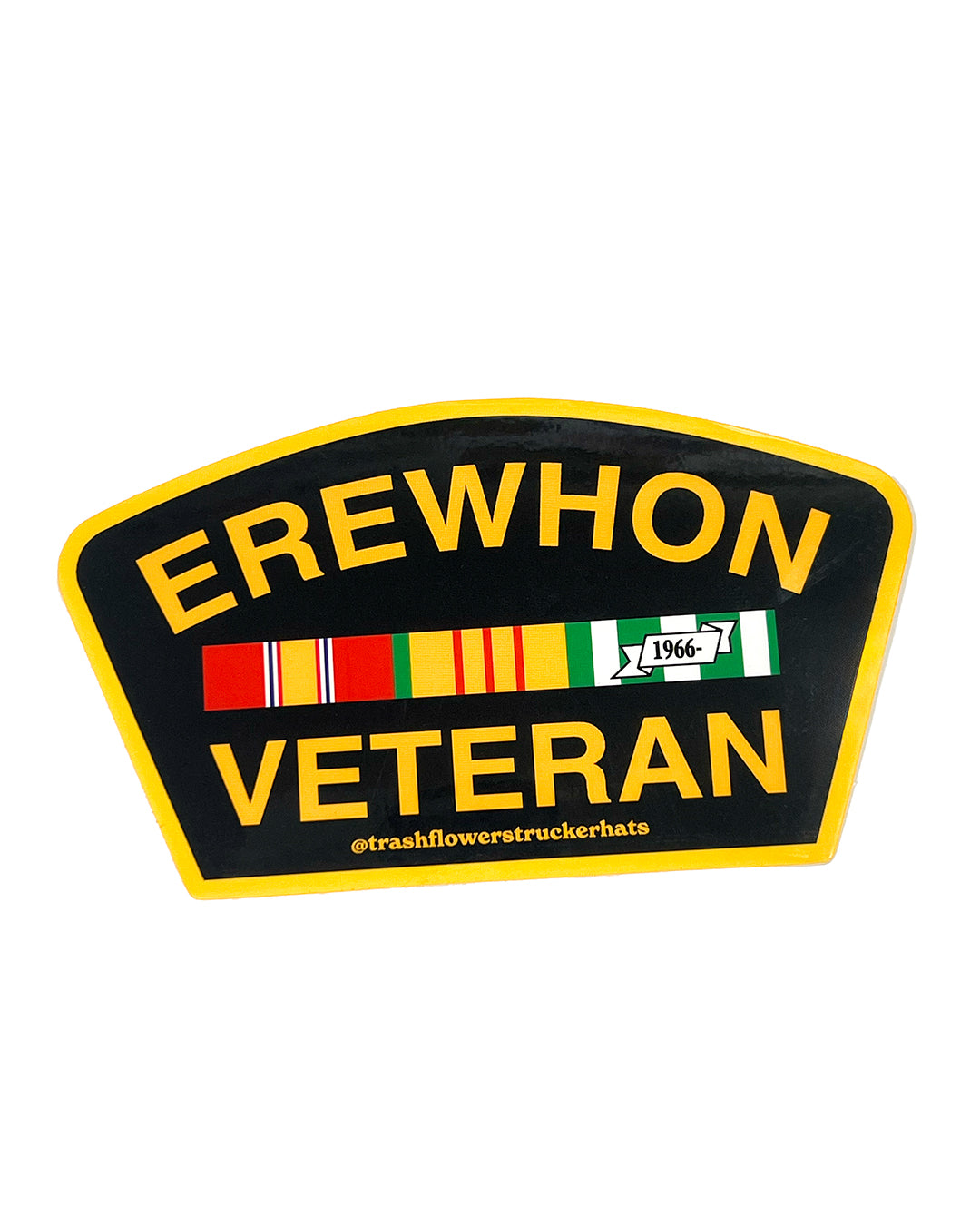 Erewhon Veteran Patch Sticker