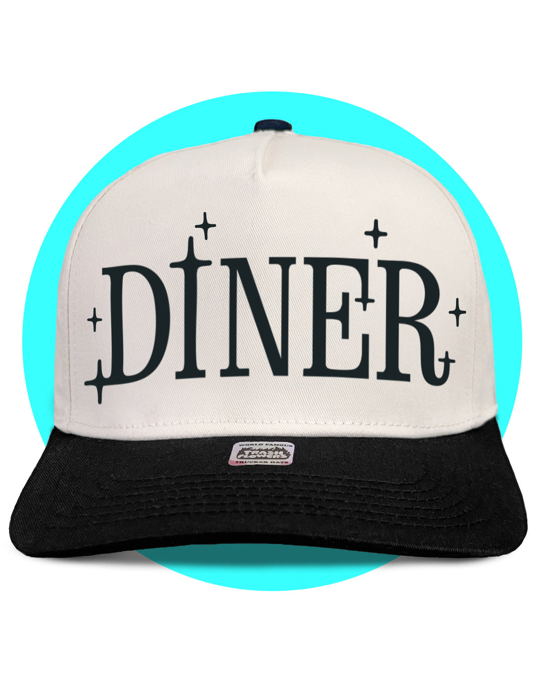 Diner Girl Snapback Trucker Hat