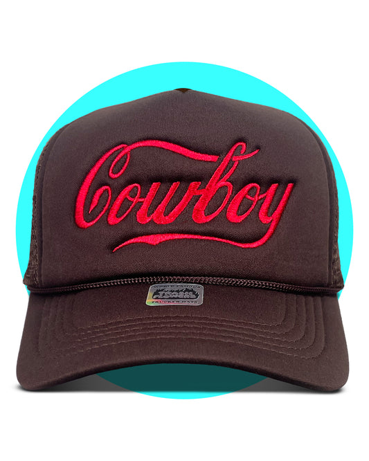 Coca-Cola Cowboy Embroidered Trucker Hat