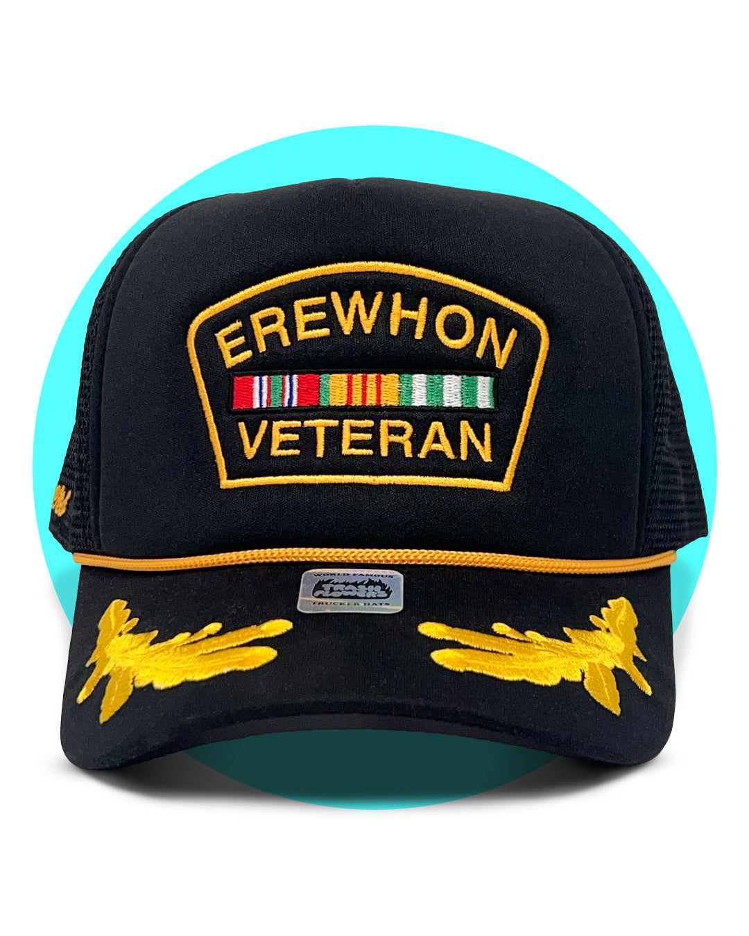 Erewhon Veteran Embroidered Trucker Hat
