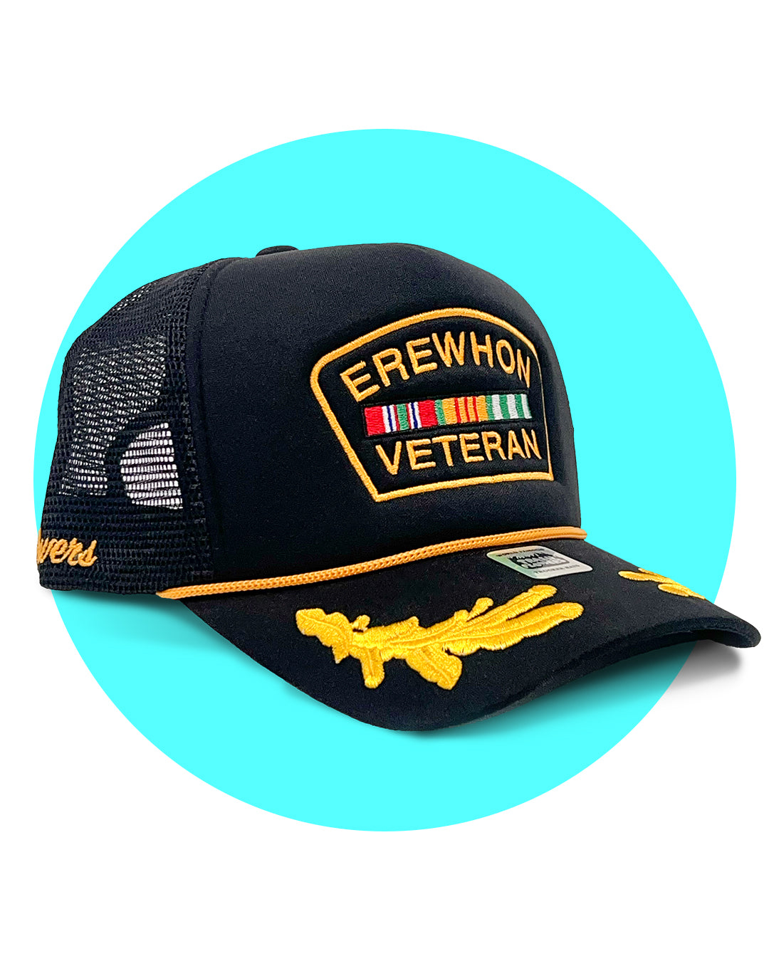 Erewhon Veteran Embroidered Trucker Hat