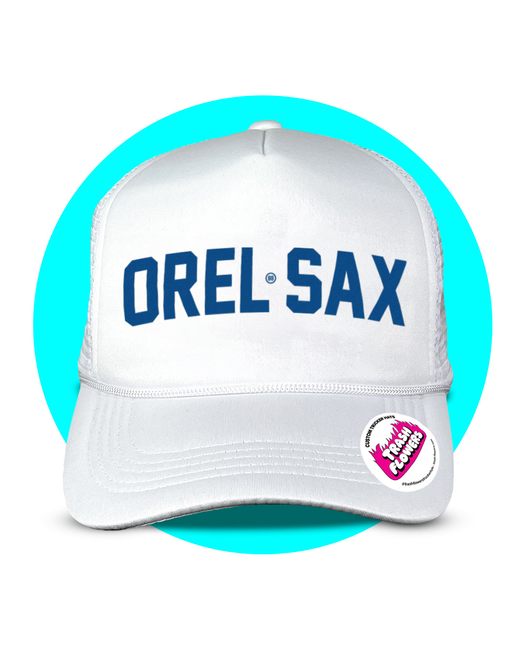 Orel Sax Dodgers 88 Trucker Hat