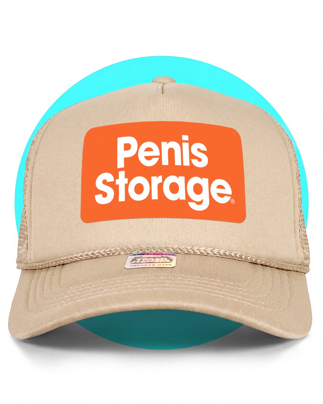 Problem Solved Penis Storage Trucker Hat