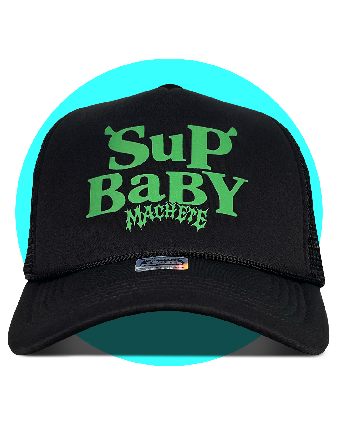 Sup Baby Shrek Trucker Hat
