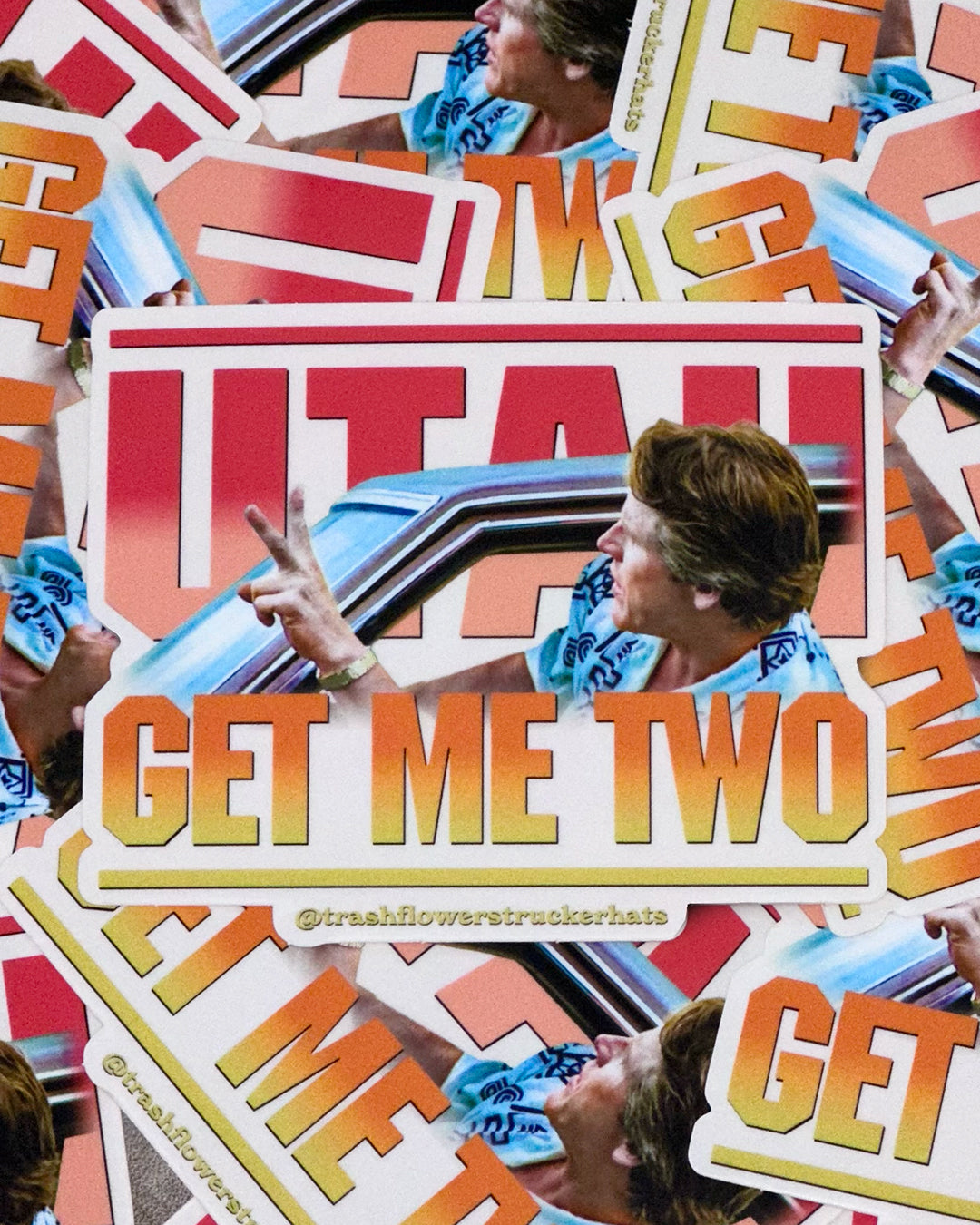 Utah Get Me Two Die-cut Clear Sticker