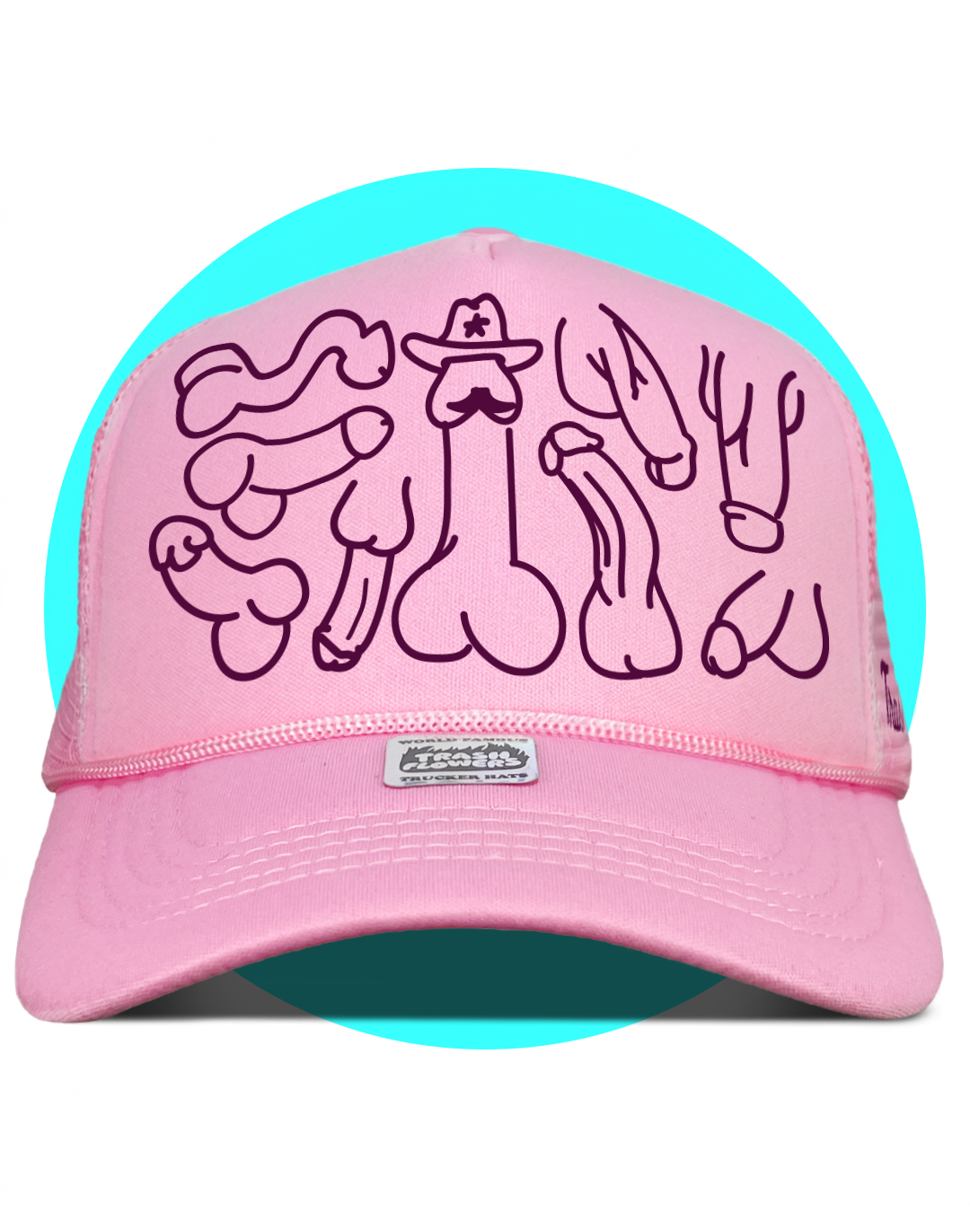 Sheriff D Head Trucker Hat