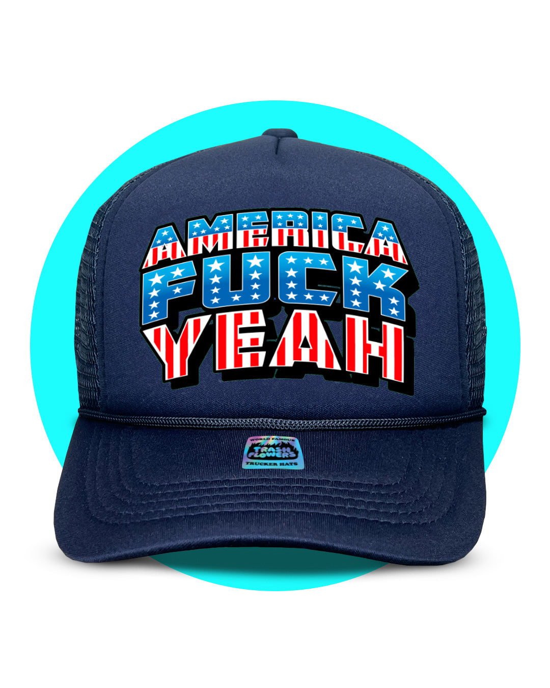America Fuck Yeah Trucker Hat