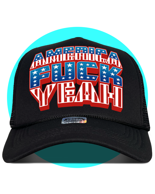 America F*ck Yeah 4th July Trucker Hat