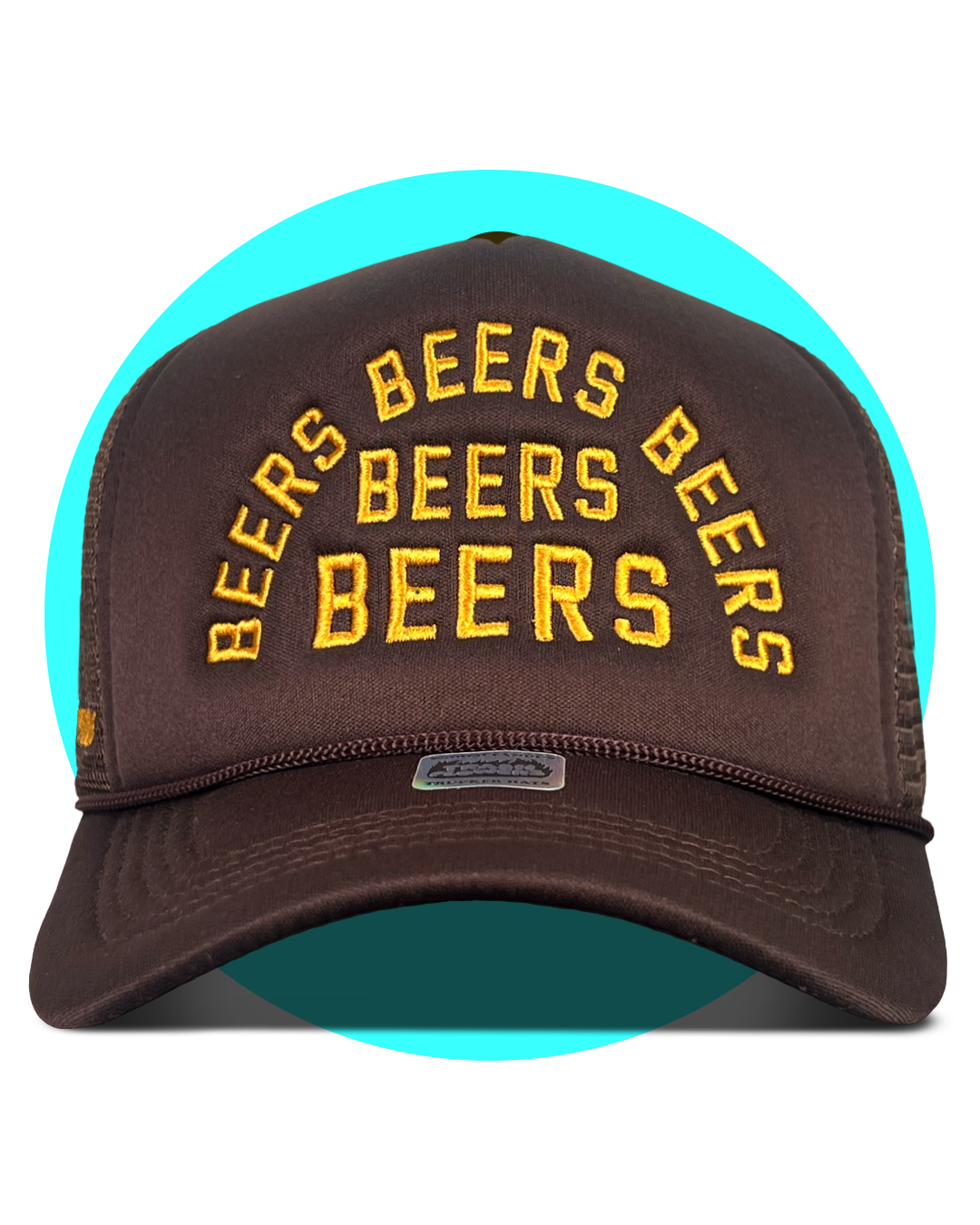 Beers Beers Beers Embroidered Trucker Hat
