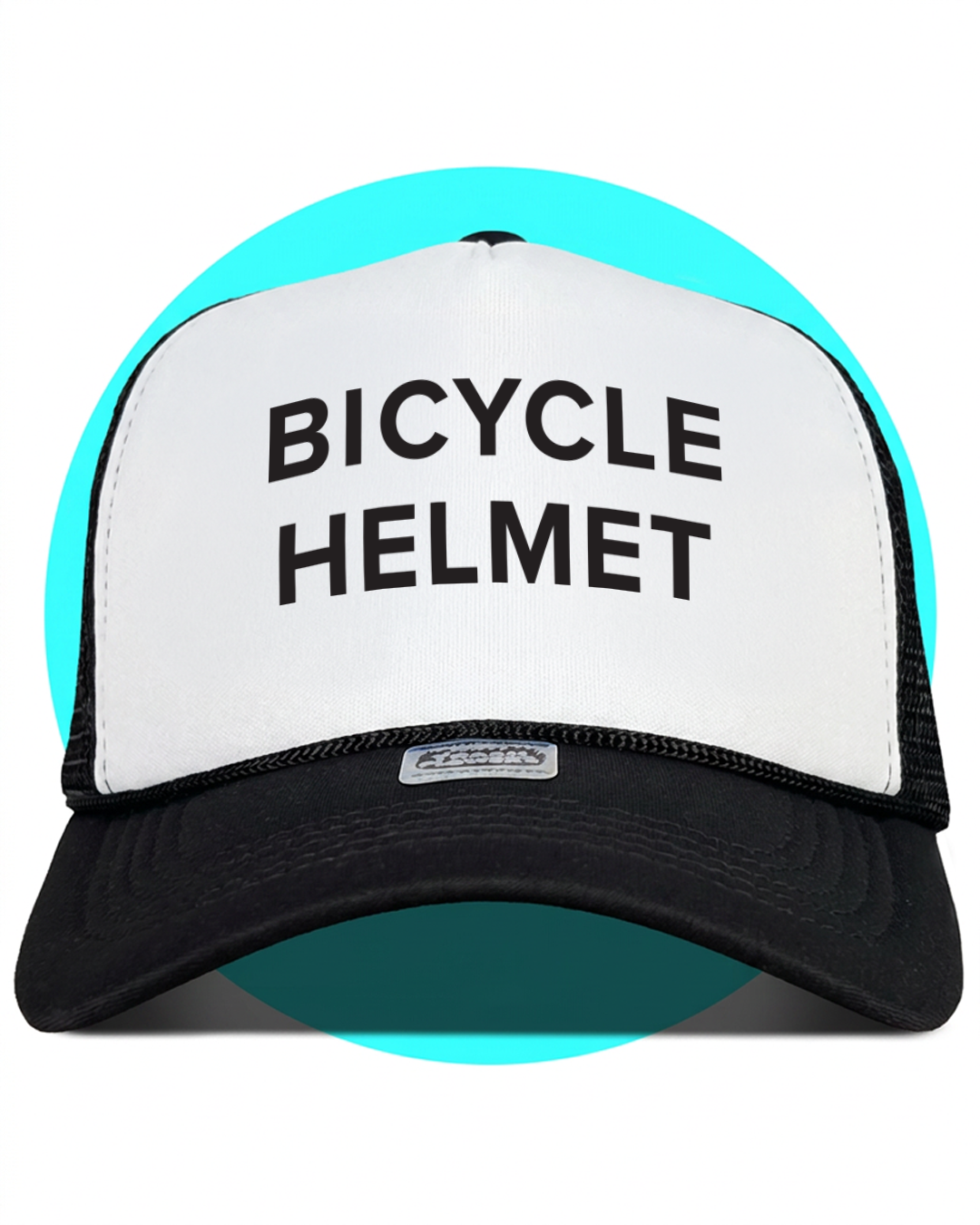 Bicycle Helmet Trucker Hat
