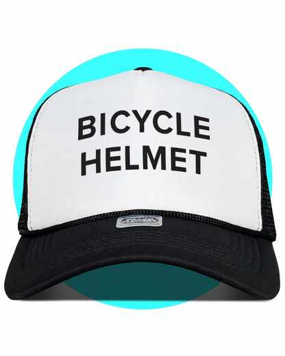 Bicycle Helmet Trucker Hat