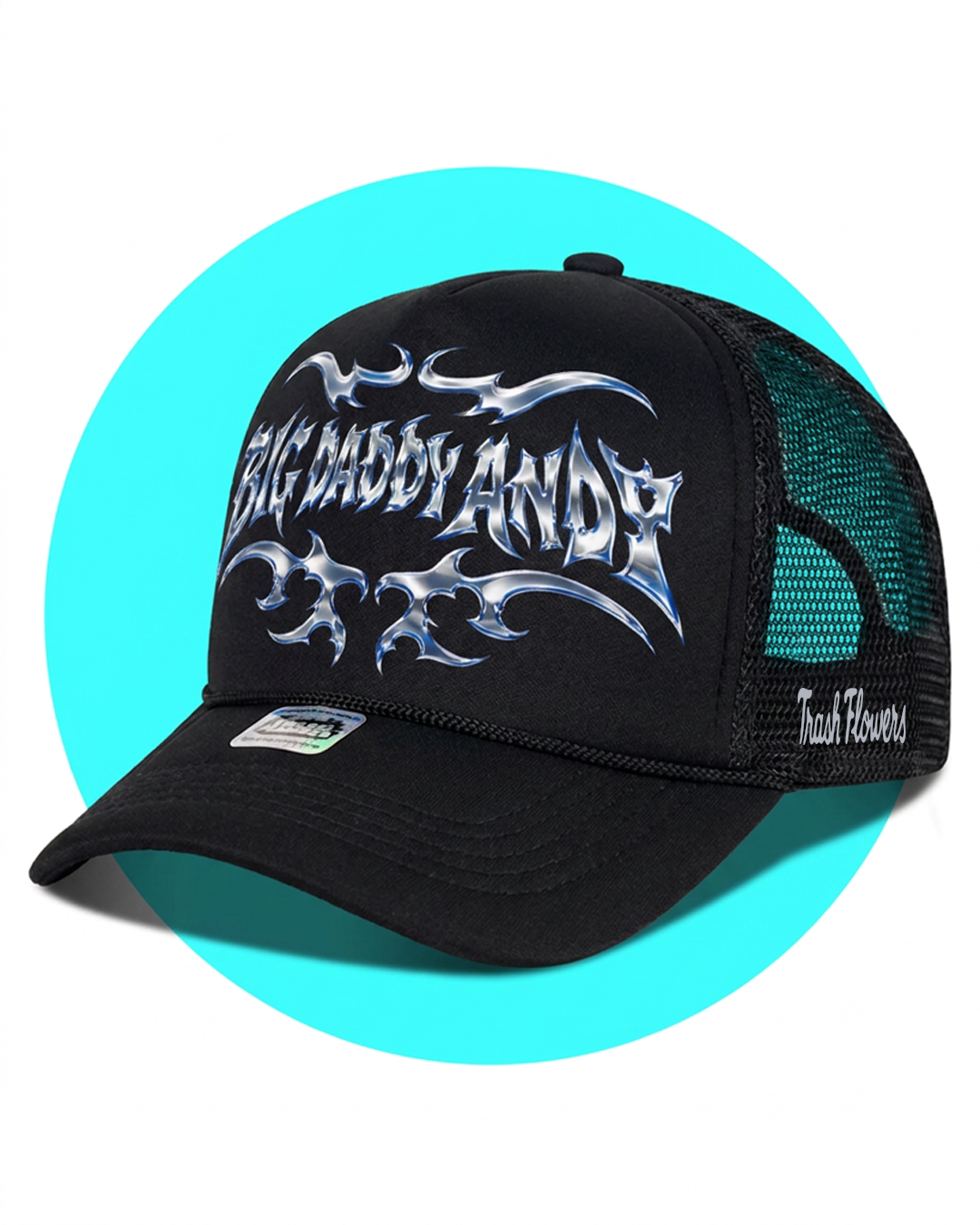 Big Chrome Daddy Andy Trucker Hat
