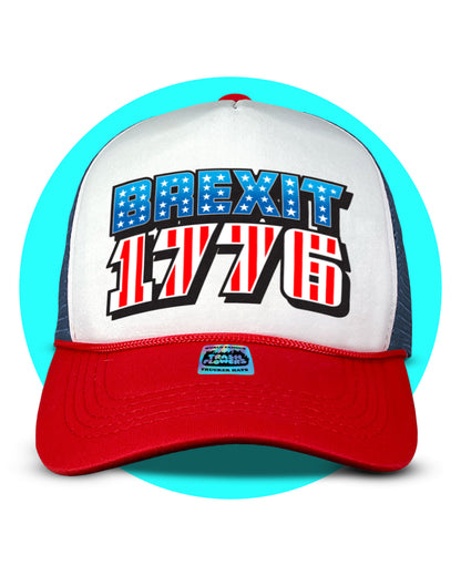 Brexit 1776 Happy Treason Day Trucker Hat