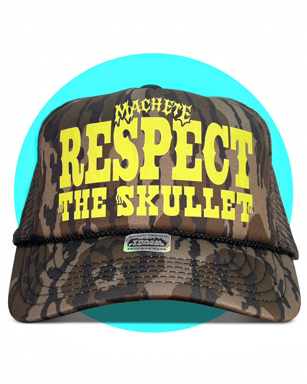 Respect The Skullet Trucker Hat