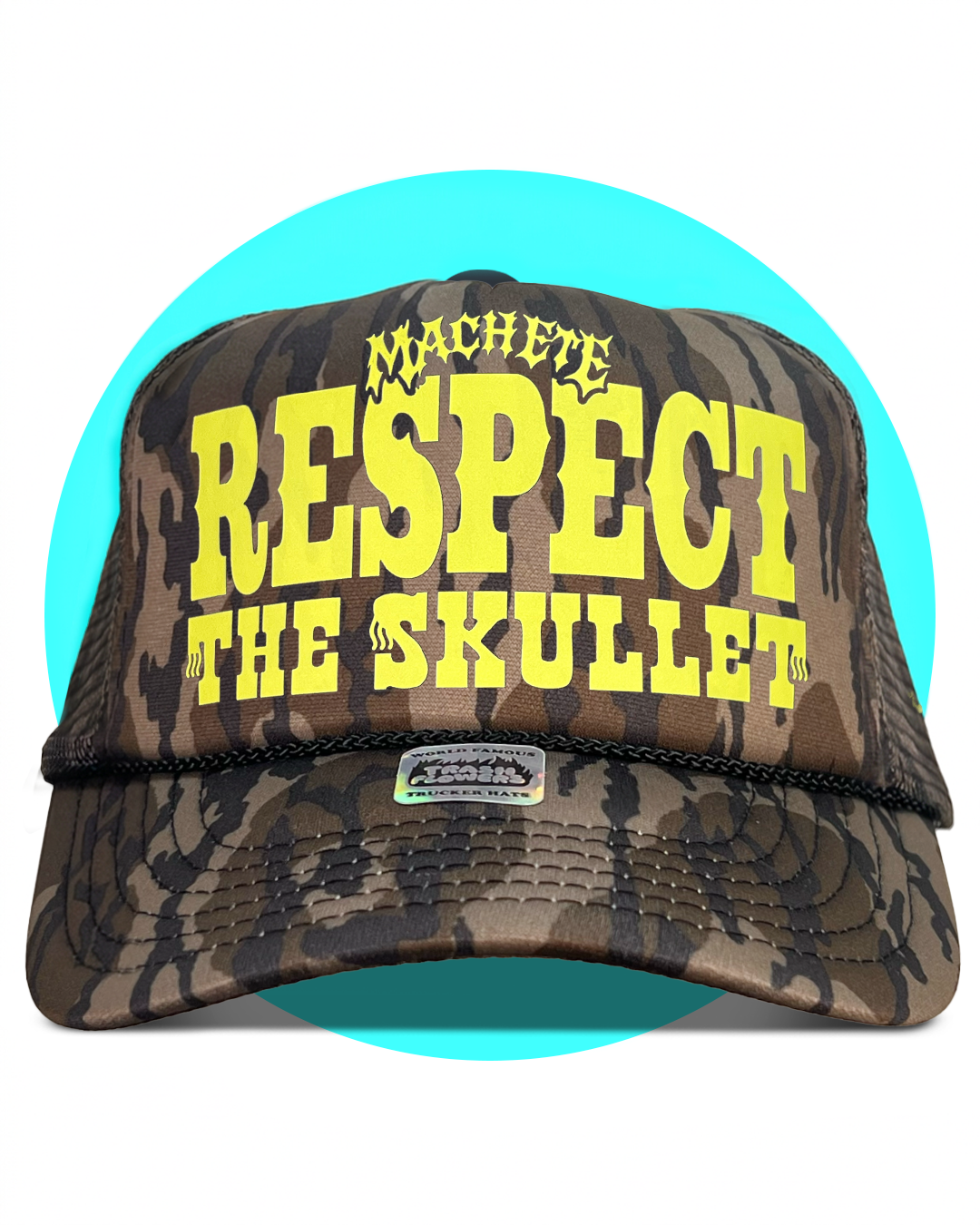Respect The Skullet Trucker Hat