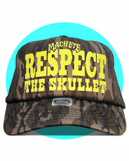 Respect The Skullet Trucker Hat