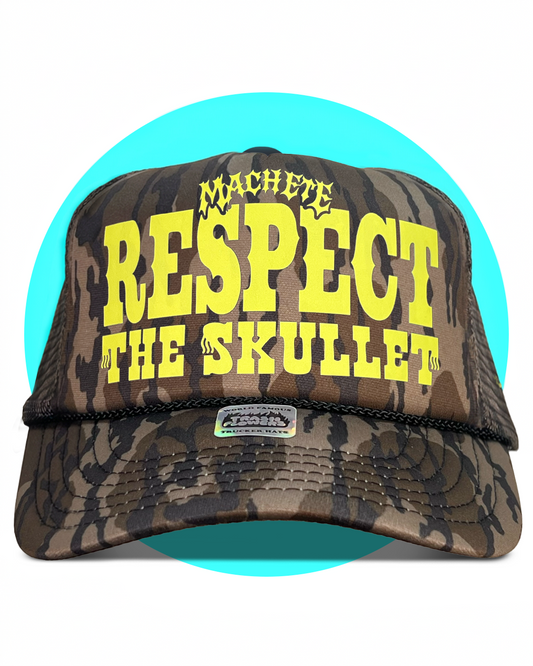 Respect The Skullet Trucker Hat
