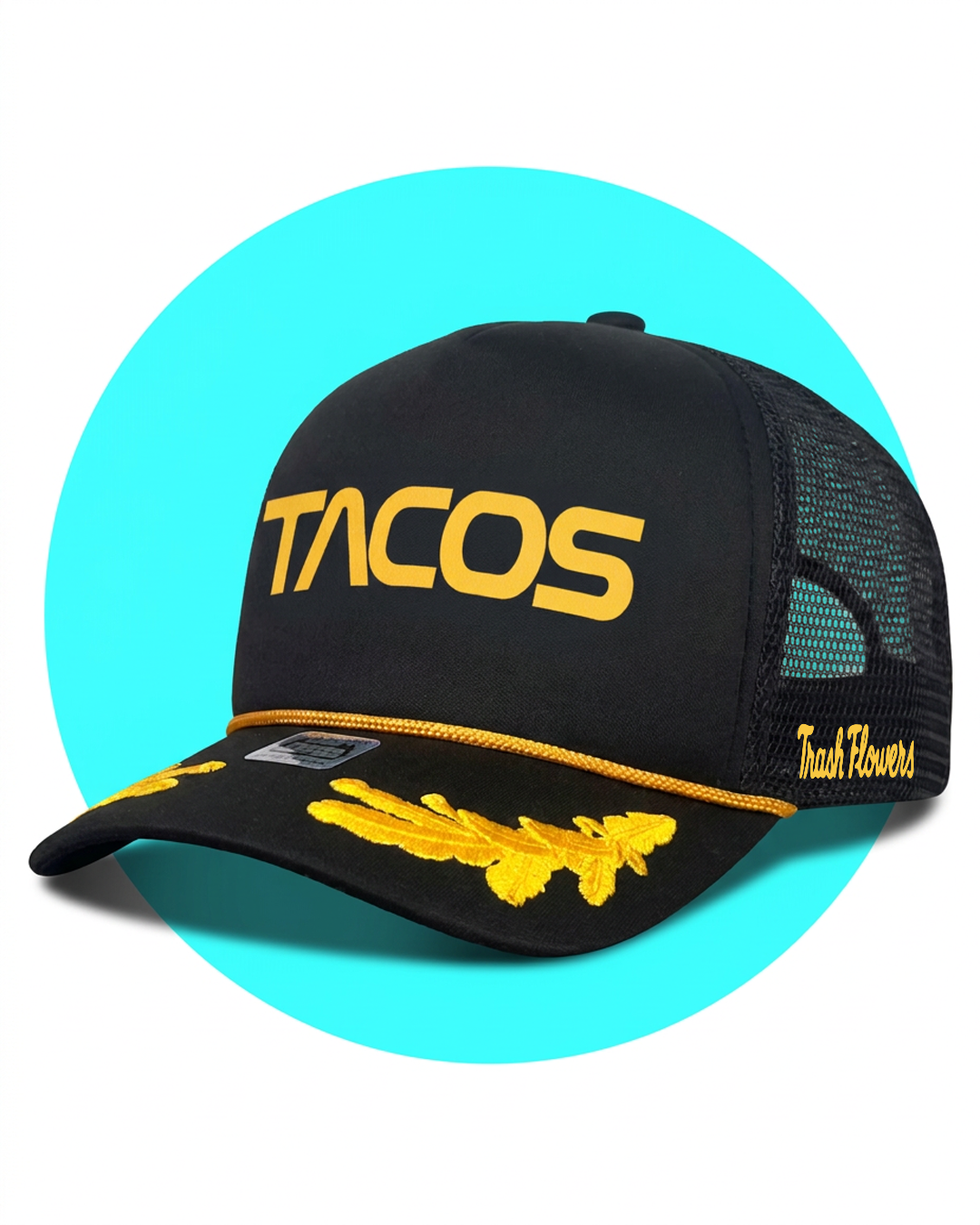 One Giant Taco For Mankind Captain Trucker Hat