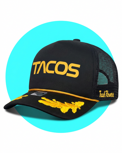 One Giant Taco For Mankind Captain Trucker Hat