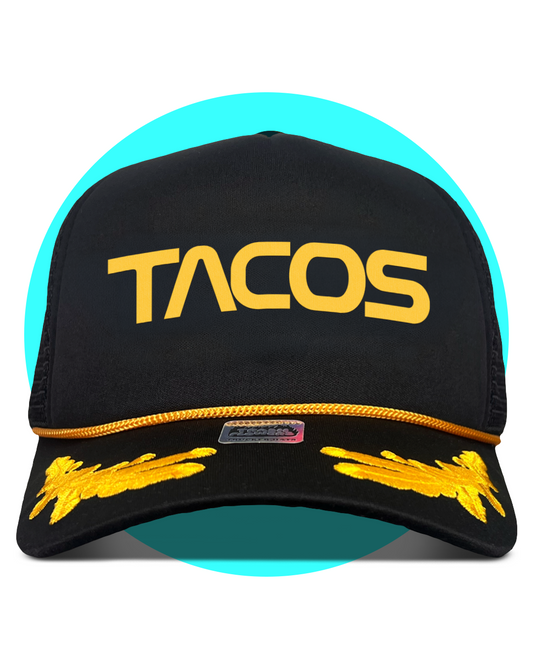 One Giant Taco For Mankind Captain Trucker Hat