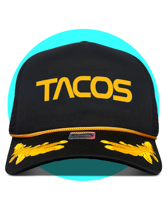 One Giant Taco For Mankind Captain Trucker Hat