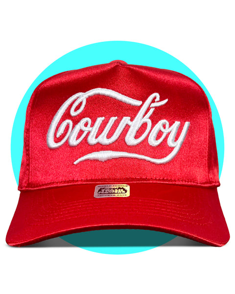 Coca-Cola Cowboy Satin 3D Embroidered Trucker Hat