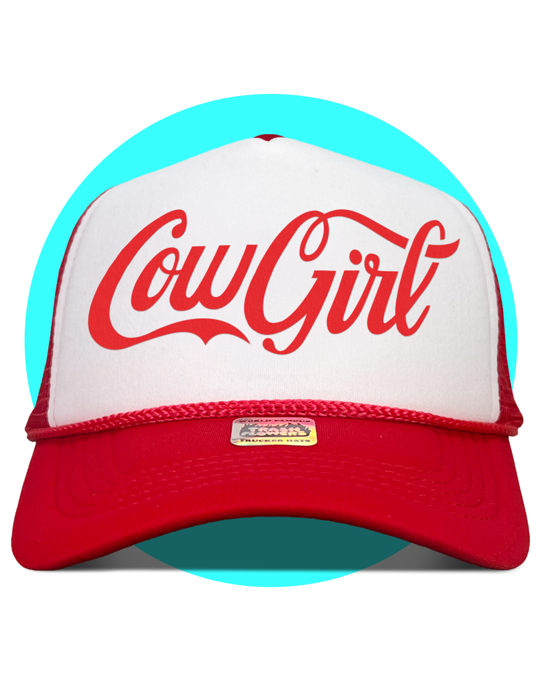 Casquette de camionneur Coca-Cola Cowgirl
