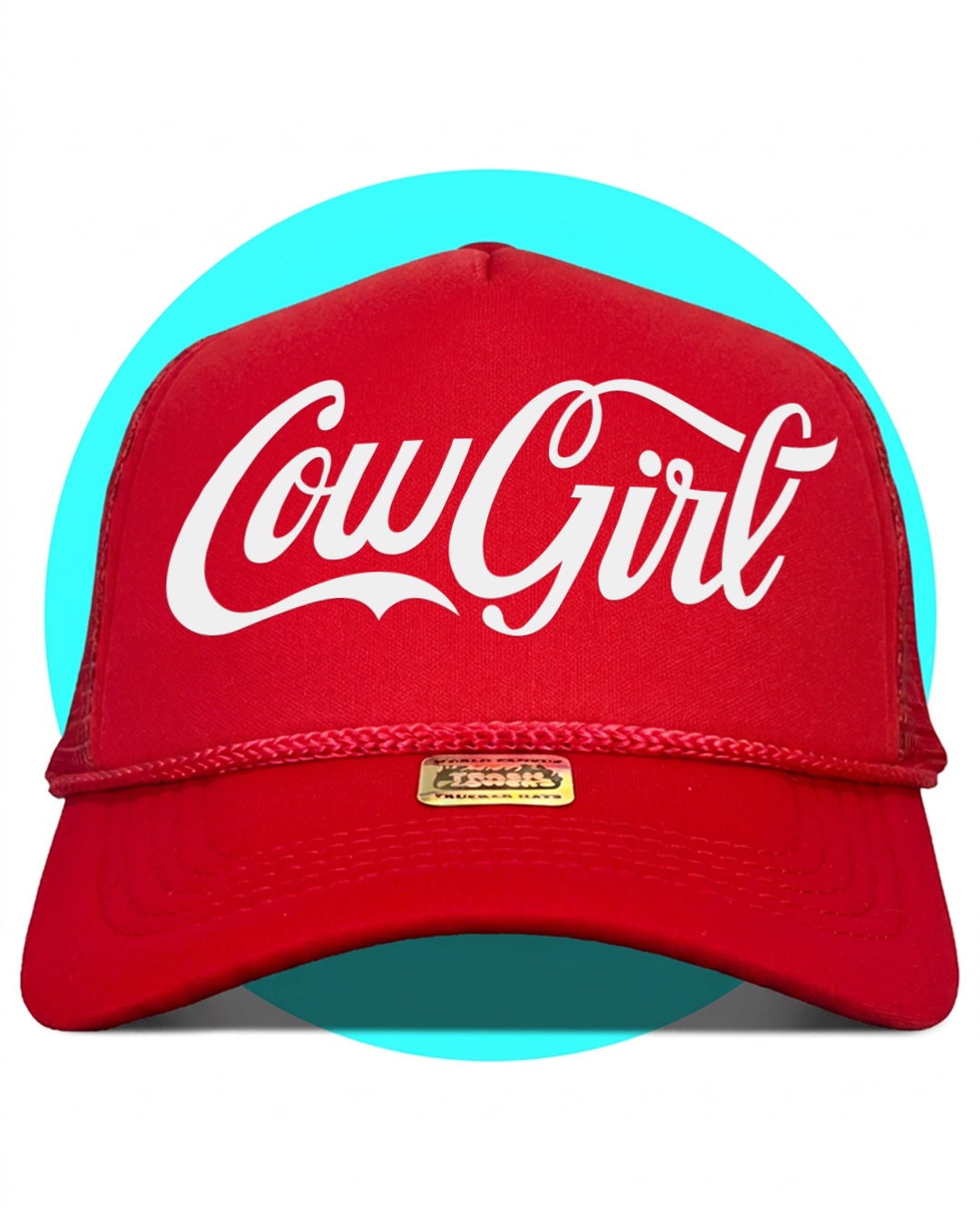 Casquette de camionneur Coca-Cola Cowgirl