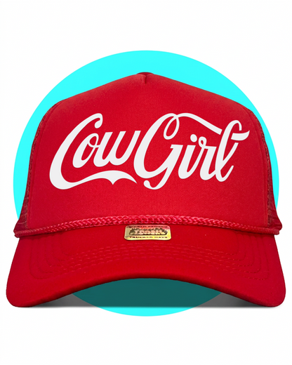Casquette de camionneur Coca-Cola Cowgirl