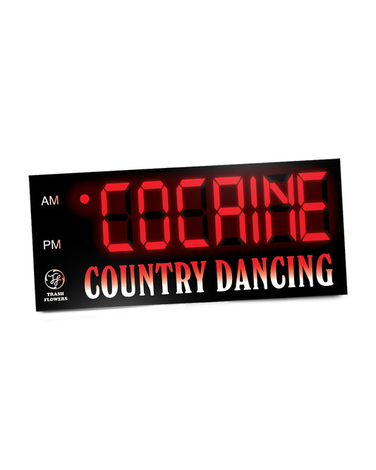 Cocaine Country Dancing Sticker