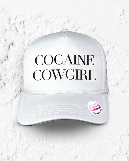 Cocaine Cowgirl Trucker Hat