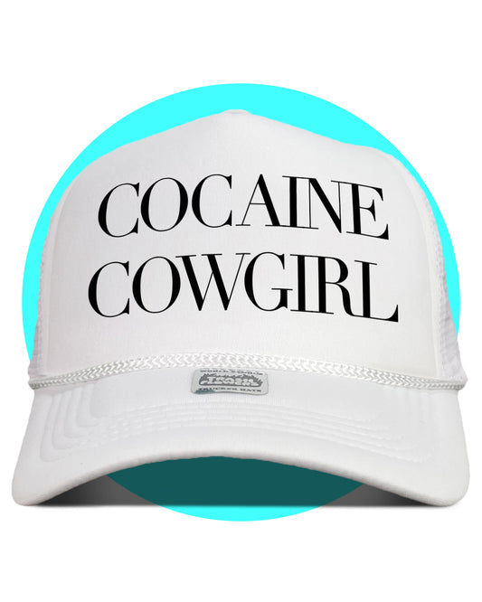 Cocaine Cowgirl Trucker Hat