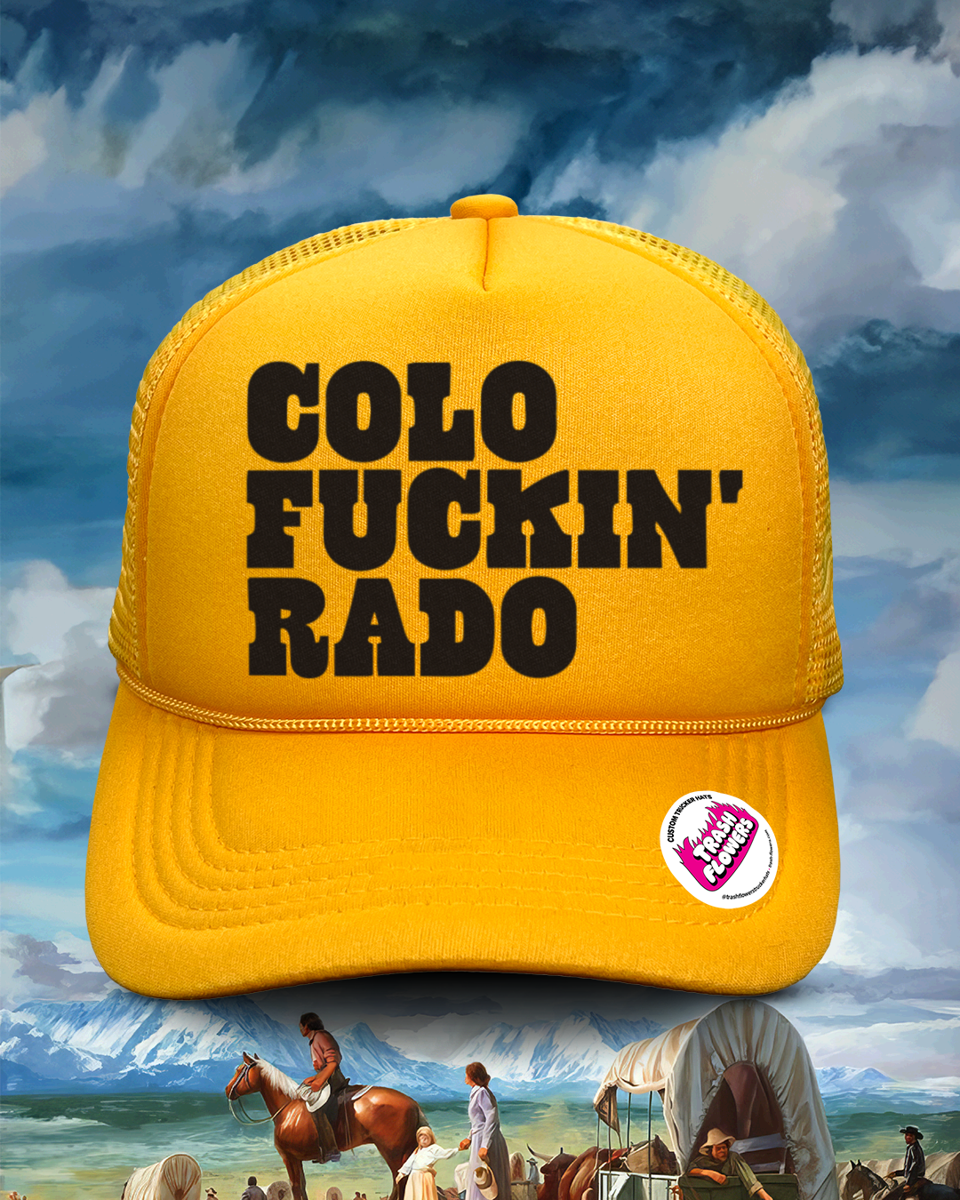 Every Fuckin' US State Trucker hat