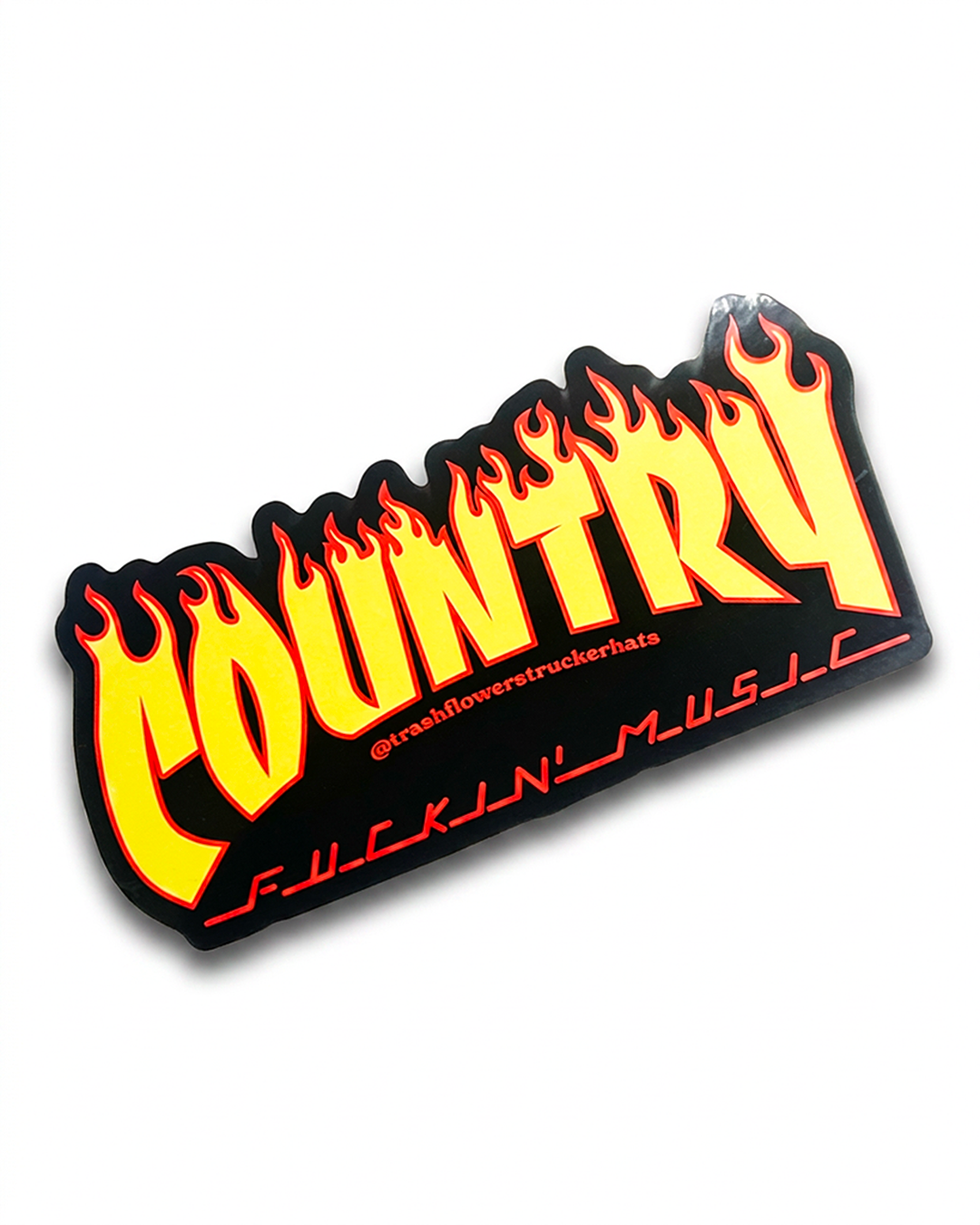 Country Fuckin' Music Bumper Sticker
