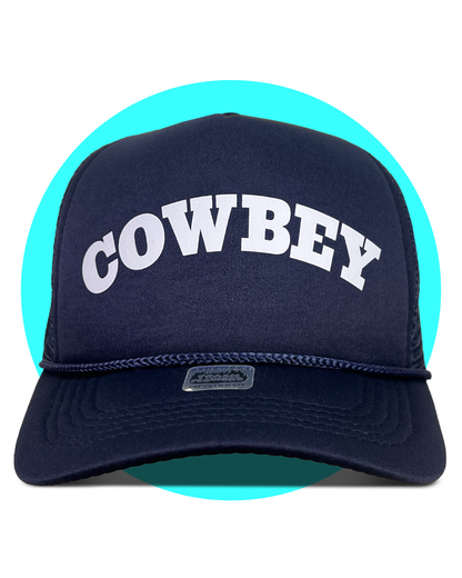 Cowbey Carter Trucker Hat in navy