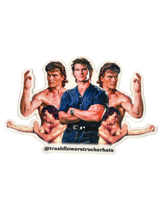 Crazy For Swayze Sticker