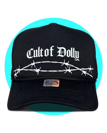 Cult of Dolly Trucker Hat in white