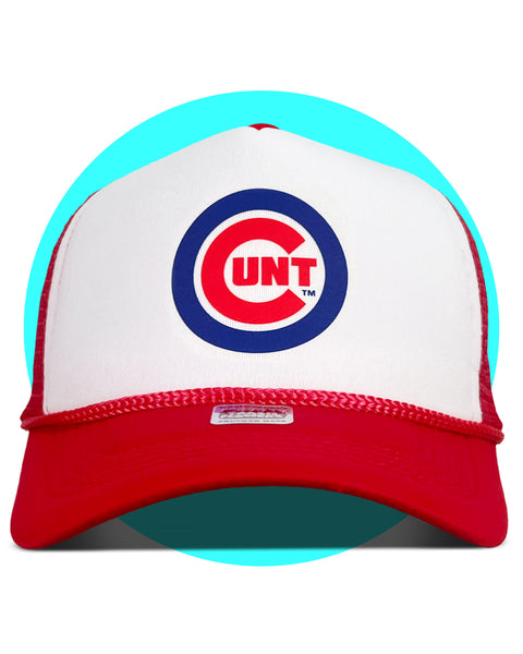 Chicago Cunt Trucker Hat in white