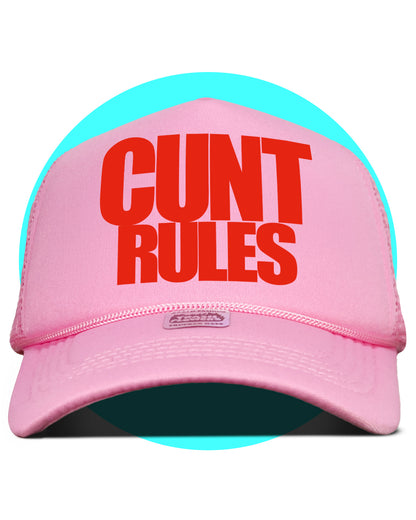 Cunt Rules Forever Trucker Hat
