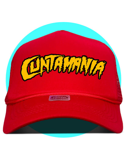 Cuntamania Brother Trucker Hat in red