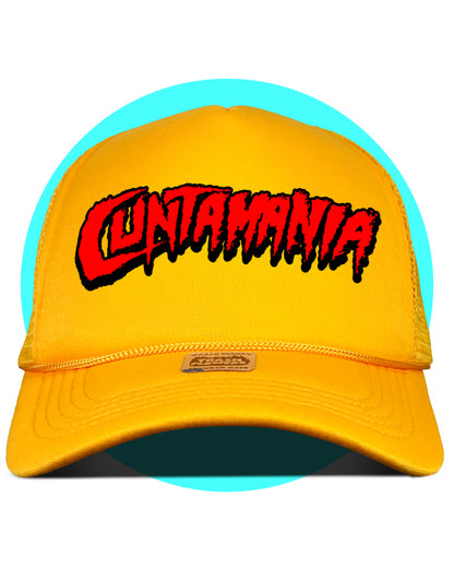 Cuntamania Brother Trucker Hat in gold